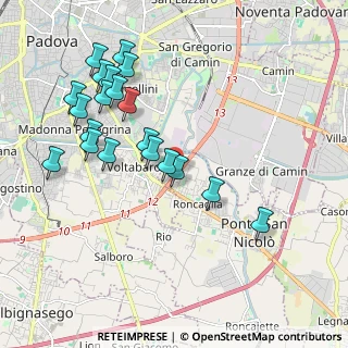 Mappa Corso Esperanto, 35020 Ponte San Nicolò PD, Italia (2.059)