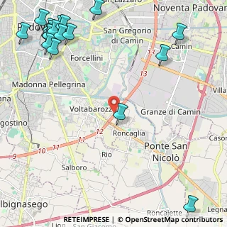 Mappa Corso Esperanto, 35020 Ponte San Nicolò PD, Italia (3.43056)