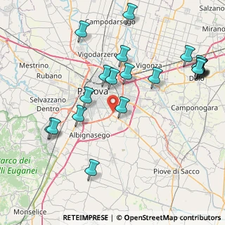 Mappa Corso Esperanto, 35020 Ponte San Nicolò PD, Italia (9.5005)