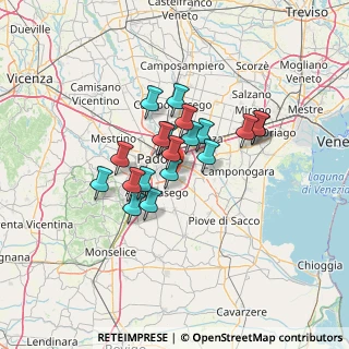 Mappa Corso Esperanto, 35020 Ponte San Nicolò PD, Italia (9.46263)