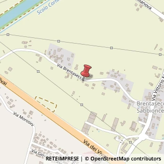 Mappa Via Brentasecca, 31, 35020 Saonara, Padova (Veneto)