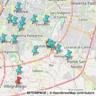 Mappa Via Pietro Orseolo, 35127 Padova PD, Italia (2.695)