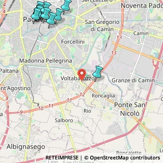 Mappa Via Carlo Zeno, 35127 Padova PD, Italia (3.49636)