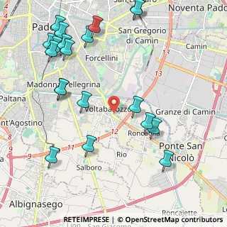 Mappa Via Carlo Zeno, 35127 Padova PD, Italia (2.6315)