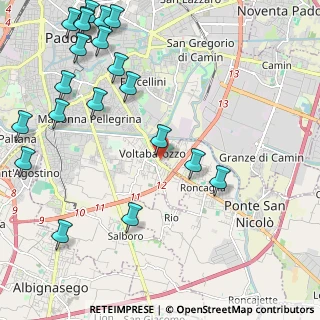 Mappa Via Pietro Orseolo, 35127 Padova PD, Italia (2.9335)