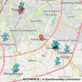 Mappa Via Carlo Zeno, 35127 Padova PD, Italia (2.88692)