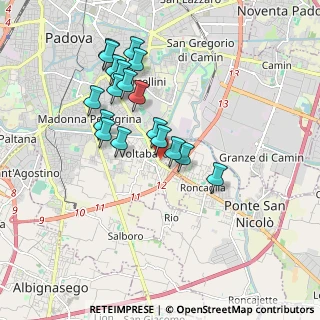 Mappa Via Piovese, 35127 Padova PD, Italia (1.68444)