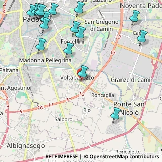 Mappa Via Pietro Orseolo, 35127 Padova PD, Italia (3.11588)
