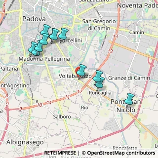 Mappa Via Piovese, 35127 Padova PD, Italia (2.15833)
