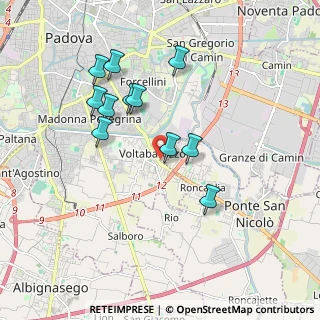 Mappa Via Carlo Zeno, 35127 Padova PD, Italia (1.71182)