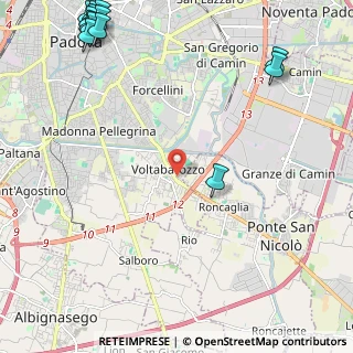 Mappa Via Carlo Zeno, 35127 Padova PD, Italia (3.58385)