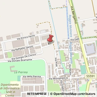 Mappa Via G. Pascoli, 6, 26013 Crema, Cremona (Lombardia)