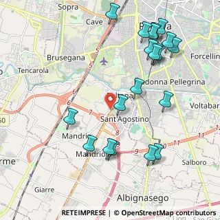 Mappa Via Armistizio, 35142 Padova PD, Italia (2.3955)