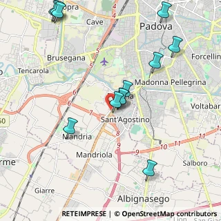 Mappa Via Armistizio, 35142 Padova PD, Italia (2.31083)