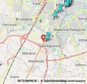 Mappa Via Armistizio, 35142 Padova PD, Italia (3.37538)