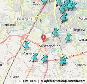 Mappa Via Armistizio, 35142 Padova PD, Italia (2.8185)