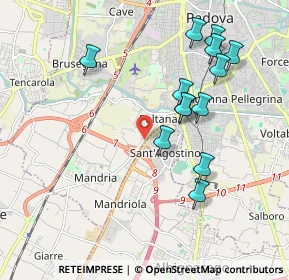 Mappa Via Armistizio, 35142 Padova PD, Italia (1.94615)