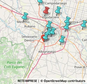 Mappa Via Armistizio, 35142 Padova PD, Italia (7.61833)