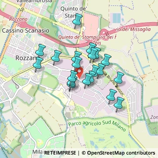 Mappa Via Brodolini, 20089 Rozzano MI, Italia (0.687)