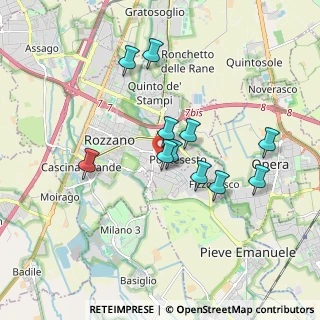 Mappa Via Brodolini, 20089 Rozzano MI, Italia (1.56364)