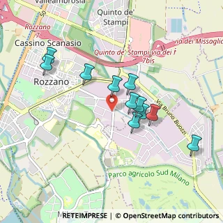 Mappa CAP, 20089 Rozzano MI (0.81182)
