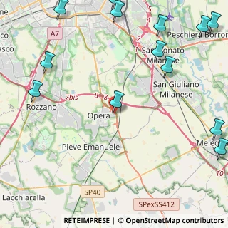 Mappa Via del Lavoro, 20073 Opera MI, Italia (6.60154)