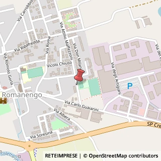 Mappa Via Don Lorenzo Milani, 14, 26014 Romanengo CR, Italia, 26014 Romanengo, Cremona (Lombardia)