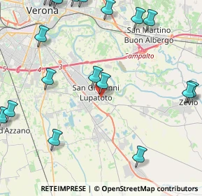 Mappa Via Rovigo, 37057 San Giovanni Lupatoto VR, Italia (6.2115)