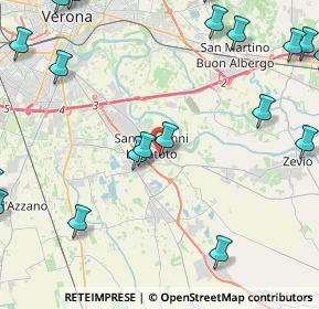 Mappa Via Rovigo, 37057 San Giovanni Lupatoto VR, Italia (6.4465)