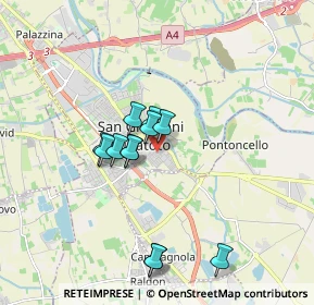 Mappa Via Rovigo, 37057 San Giovanni Lupatoto VR, Italia (1.43667)