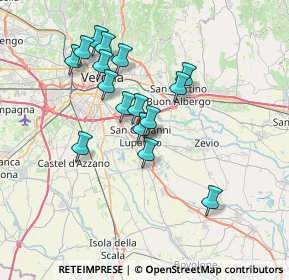 Mappa Via Rovigo, 37057 San Giovanni Lupatoto VR, Italia (6.36938)