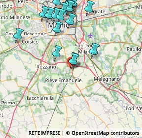 Mappa Via Eugenio Montale, 20073 Opera MI, Italia (9.6935)