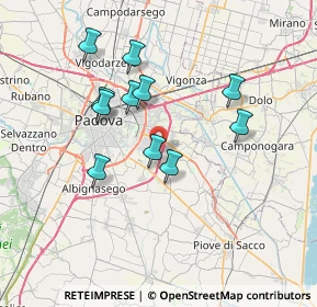 Mappa Riviera Maestri del Lavoro, 35127 Padova PD, Italia (6.40818)