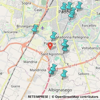 Mappa Via Giuseppe Verga, 35020 Albignasego PD, Italia (2.46)