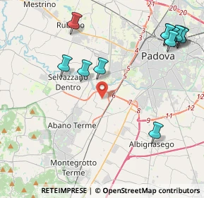 Mappa Via Carnia, 35142 Padova PD, Italia (5.24083)
