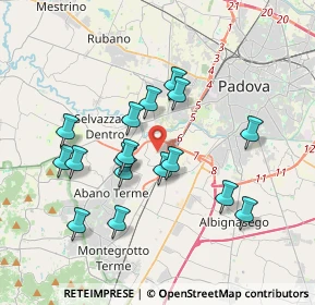 Mappa Via Carnia, 35142 Padova PD, Italia (3.39647)