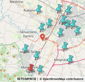 Mappa Via Carnia, 35142 Padova PD, Italia (4.80563)