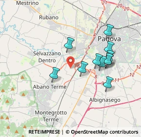 Mappa Via Carnia, 35142 Padova PD, Italia (3.38636)