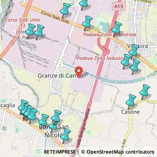 Mappa Via Austria, 35100 Padova PD, Italia (1.6685)