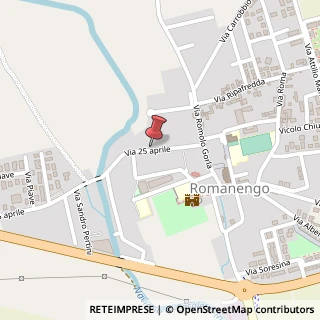 Mappa Via XXV Aprile, 42, 26014 Romanengo, Cremona (Lombardia)
