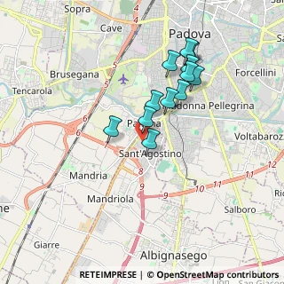 Mappa Via Giovanni Verga, 35020 Albignasego PD, Italia (1.55083)