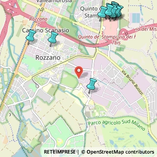Mappa Via Evangelista Torricelli, 20089 Rozzano MI, Italia (1.70889)