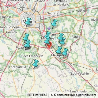 Mappa E35, 20098 San Giuliano Milanese MI, Italia (6.38077)