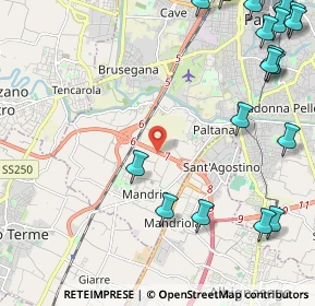 Mappa Corso Boston, 35142 Padova PD, Italia (3.3415)