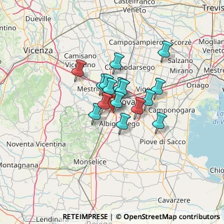 Mappa Corso Boston, 35142 Padova PD, Italia (8.45563)