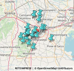 Mappa Corso Boston, 35142 Padova PD, Italia (10.041)