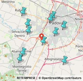 Mappa Corso Boston, 35142 Padova PD, Italia (4.07)