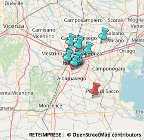 Mappa Via Vincenzo Monti, 35125 Padova PD, Italia (6.89636)