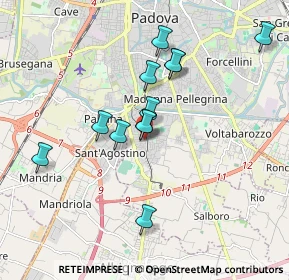 Mappa Via Vincenzo Monti, 35125 Padova PD, Italia (1.5925)