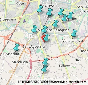 Mappa Via Vincenzo Monti, 35125 Padova PD, Italia (2.02)